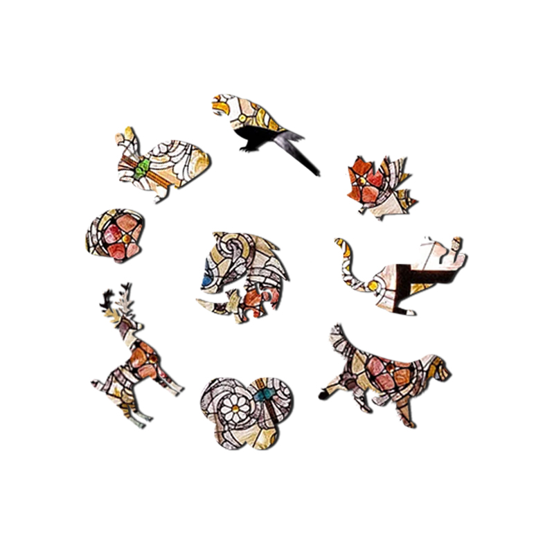 Black Cat Wooden Jigsaw Puzzle - aimpuzzle