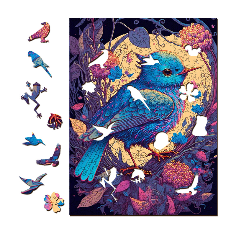 Birds Wooden Jigsaw Puzzle - aimpuzzle