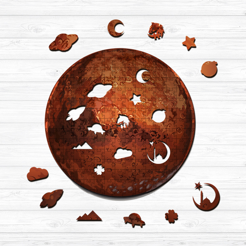 Mars Wooden Jigsaw Puzzle - aimpuzzle