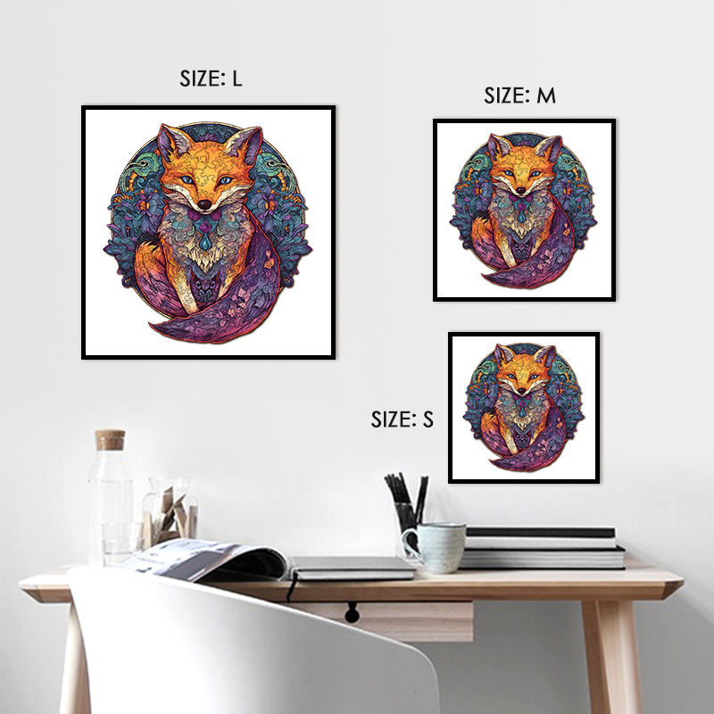 Fox Wooden Jigsaw Puzzle - aimpuzzle