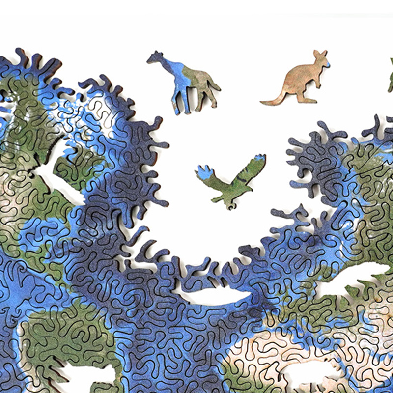 Earth Wooden Jigsaw Puzzle - aimpuzzle