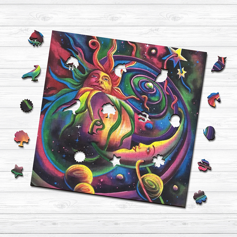 Galaxy Art Wooden Jigsaw Puzzle - aimpuzzle